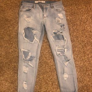 brandy Melville ripped skinny jeans